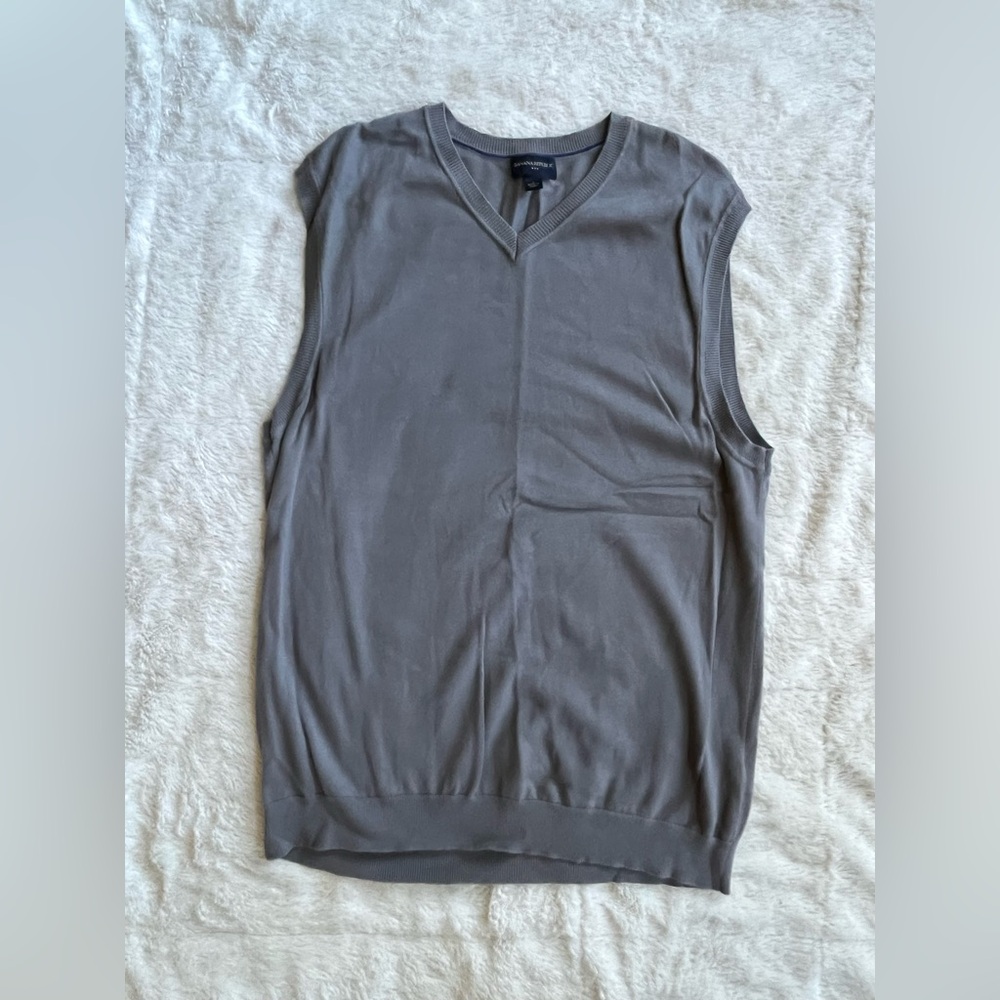 Banana Republic Gray Sweater Vest